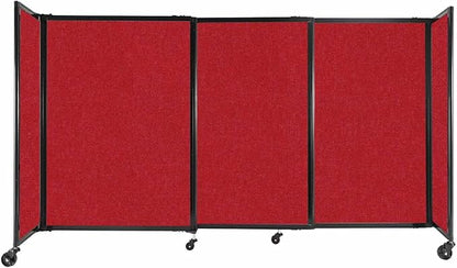 Versare Straightwall Sliding Portable Wall Partition | Freestanding Office by VERSARE