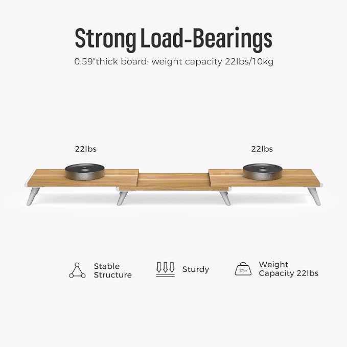 loukin Dual Monitor Stand Riser - Image 4