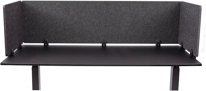 ReFocus™ Raw Clamp-On Acoustic Desk Divider – Reduce Noise and Visual by SStandUpDeskStore