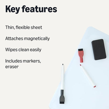 Amazon Basics Magnetic Whiteboard, Dry-Erase Board - Image 2