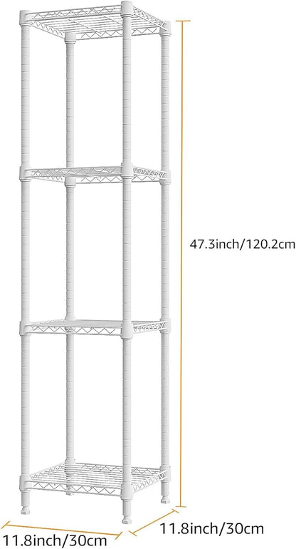 M MZG 480 lbs Storage Shelves 4 Tier Shelving Units - Image 3