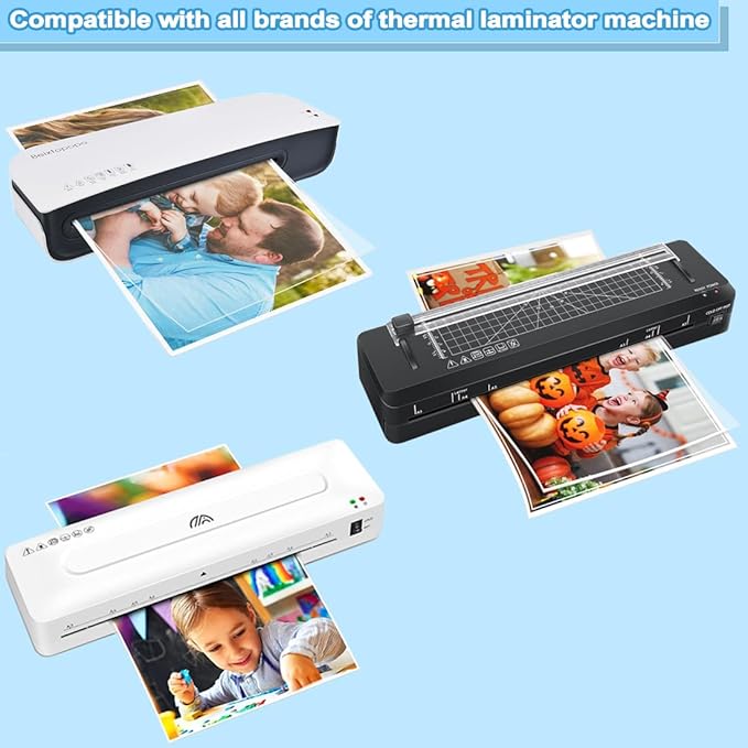 Laminating Pouches 9 x 11.5, 3 Mil Laminating Sheets 200 PCS Clear Thermal - Image 7
