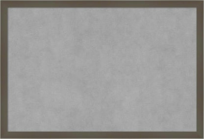 Amanti Art Grey Framed Magnetic Board 17x25 Medium Vision Board by AmantiArt