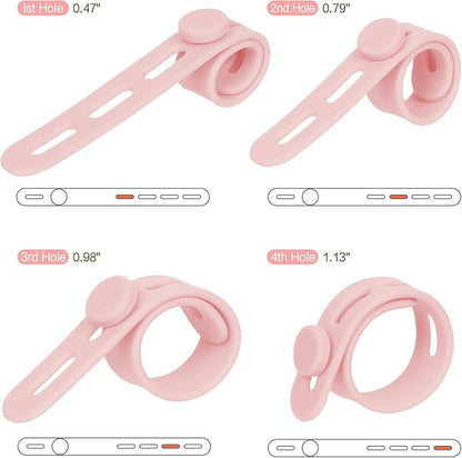 Donruby 24Pcs Silicone Cable Ties - Image 3