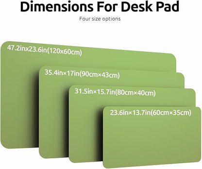 YSAGi Leather Desk Protector, Office Mat, Large Mouse Mat, Non-Slip PU Leather - Image 8