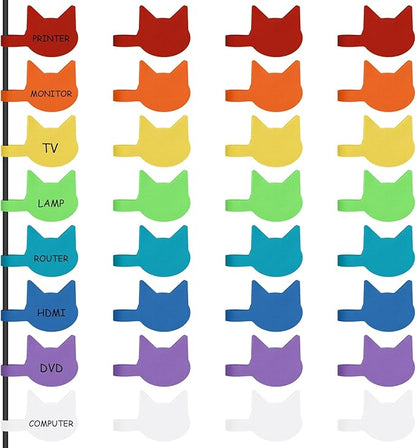 Trilancer Cord Labels Cable Label, Reusable by Trilancer