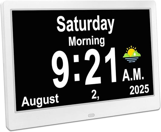 SSYA Dementia Clocks with Day and Date by SSYA