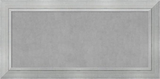 Amanti Art Silver Framed Magnetic Board 27x55 Oversize Vision Board by AmantiArt