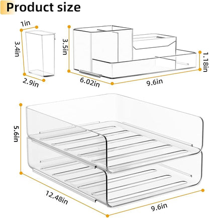 YKLSLH Paper Organizer Letter Tray - Image 3