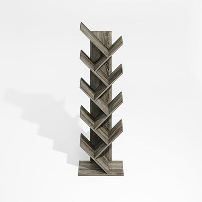 Furinno Tree Book Shelf, 9-Tier Bookshelf, Tree Bookcase - Image 6