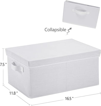 HOONEX Storage Bins with Lids for Organizing, Storage Boxes with 2 Carrying - Image 7