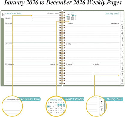 2026 Planner - Weekly Monthly Planner 2026 from January 2026 to December 2026 - Image 3