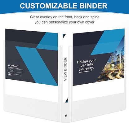 1 inch 3-Ring Binder, View Basic 1 in Binders - Image 5