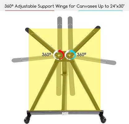 MEEDEN 10 Pcs Artist Tabletop Display Easel, Aluminum Tripod Easel - Image 4