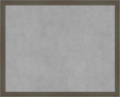Amanti Art Grey Framed Magnetic Board 17x21 Small Vision Board by AmantiArt