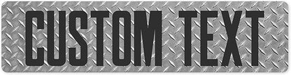 Custom Sign, Custom Street Sign, 11 Font Colors, 13 Font Styles, 4 Hole Options by MySignCenter