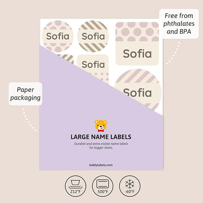 Large Name Labels for Kids - Image 3