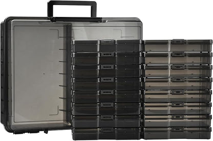 ALINK Photo Storage Box with Handle, Office Supplies - Image 5