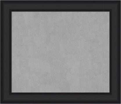 Amanti Art Black Framed Magnetic Board 25x29 Medium Vision Board by AmantiArt