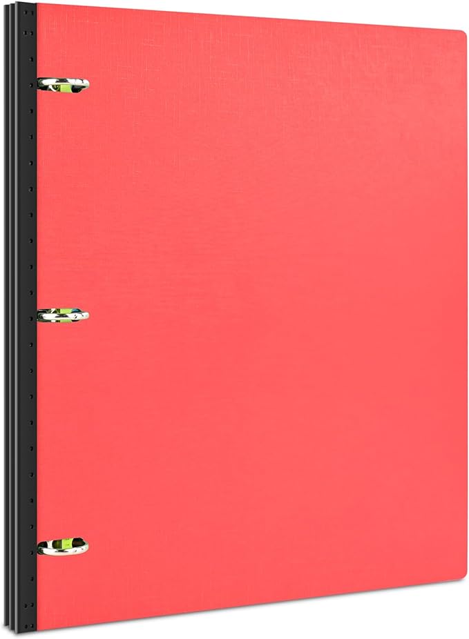 INFUN Telescoping 3 Ring Binder, Portable Plastic 0.75 inch 3 Ring Binder by INFUN