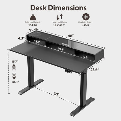 Agilestic Glass Standing Desk - Image 3