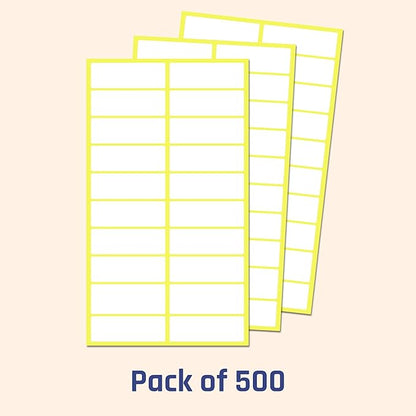 500 Pack, 1.5" x 0.5" - Image 3