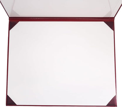 GraduationMall 11"x14" Imprinted Padded Diploma Cover Certificate Holder Maroon - Image 4