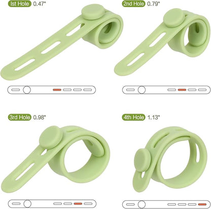 Donruby 24Pcs Silicone Cable Ties - Image 3