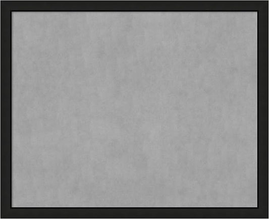 Amanti Art Black Framed Magnetic Board 35x43 X-Large Vision Board by AmantiArt