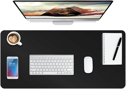 Boutilon Leather Desk Pad Protector, Non-Slip Mouse Pad, Laptop Desk Pad by Boutilon