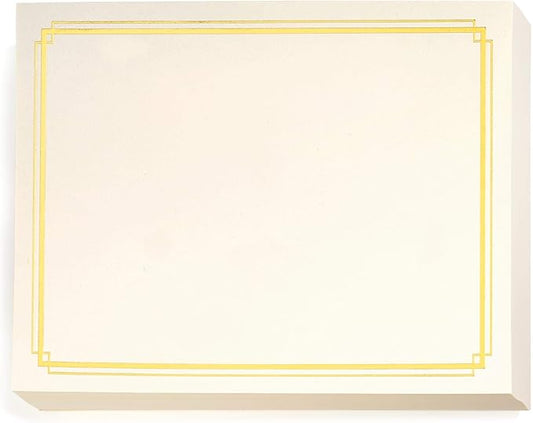 PaperDirect Foil Elegance Specialty Certificates, 50 Sheets of 38lb Cream Paper by PaperDirect
