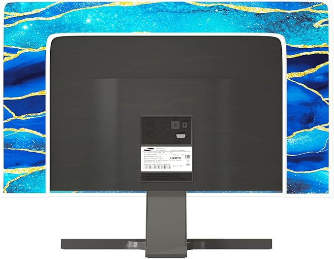 Baocicco Royal Blue Marble Waterproof TV Cover 32 Inch Creative Design - Image 5