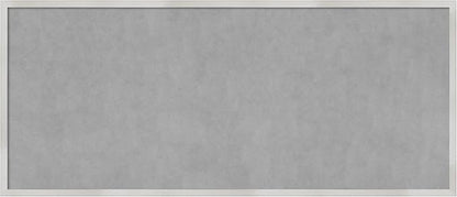 Amanti Art Silver Framed Magnetic Board 21x49 Oversize Vision Board by AmantiArt