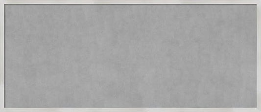 Amanti Art Silver Framed Magnetic Board 21x49 Oversize Vision Board by AmantiArt