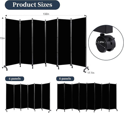 Room Divider Folding Privacy Screens - Image 5