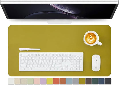 Leather Desk Mat by HOMIEAZICOZI