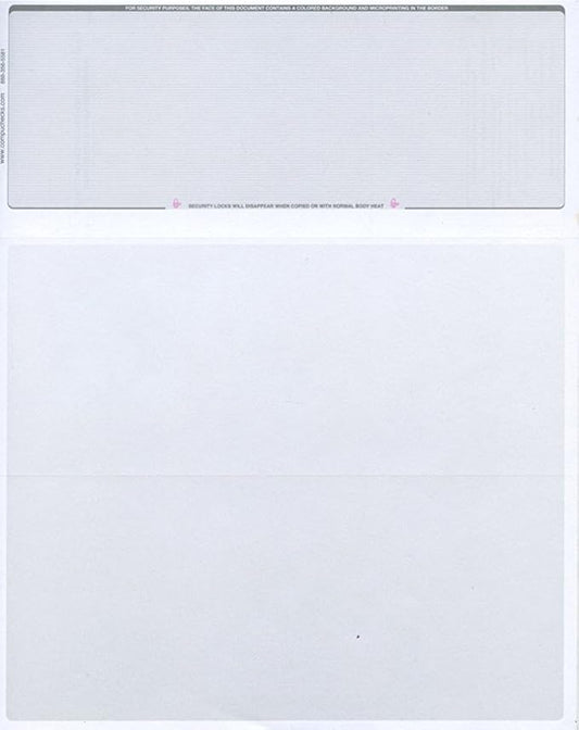 Compuchecks Top Blank Check Paper by Compuchecks