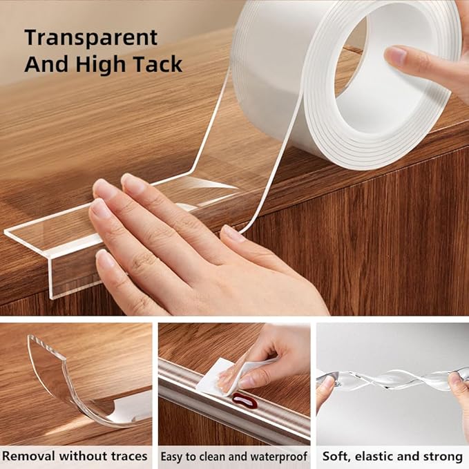 Baby Proofing Edge Protector for Baby 32.8ft Clear Edge Protector Strip Safety - Image 3