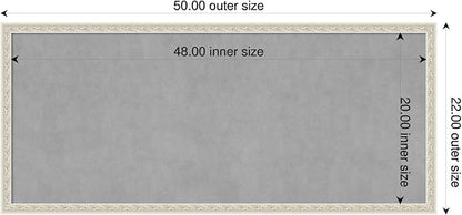 Amanti Art Silver Framed Magnetic Board 22x50 Oversize Vision Board - Image 2