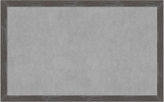 Amanti Art Grey Framed Magnetic Board 27x43 Large Vision Board by AmantiArt