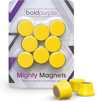 Extra Strong Magnets for Whiteboard, Glassboard and Fridge. N54 Neodymium Rare by boldpurple