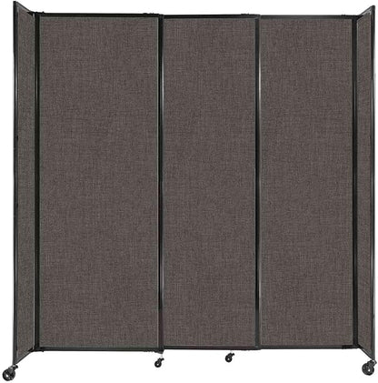 Versare Straightwall Sliding Portable Wall Partition | Freestanding Office by VERSARE