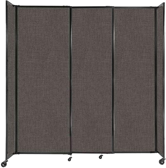 Versare Straightwall Sliding Portable Wall Partition | Freestanding Office by VERSARE