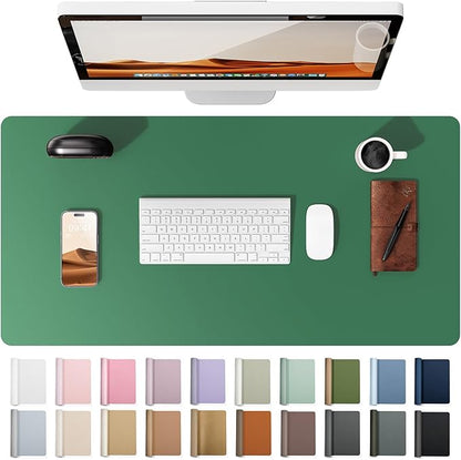YSAGi Leather Desk Pad Protector, Office Desk Mat, Large Mouse Pad, Non-Slip PU by YSAGi