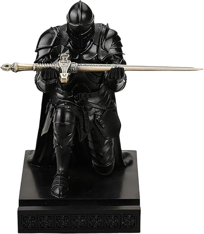 Amoysanli Medieval Armored Warrior Wearing Outerwear, Mobile Phone Stand Knight - Image 3