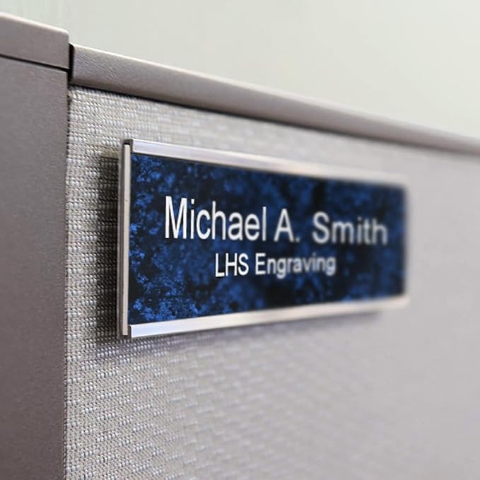 Door Name Plate Personalized for Office Brown Plastic Name Plate - Image 8