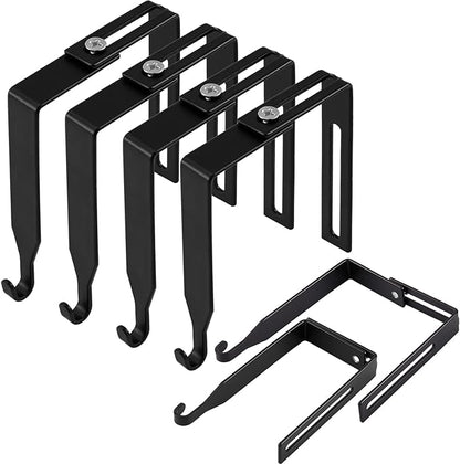 Amylove 4 Pcs Adjustable Cubicle Hanger Universal Partition Metal Cubicle Hooks by Amylove