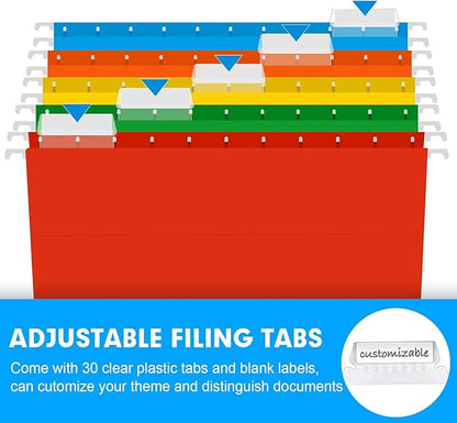 Extra Capacity Hanging File Folders, RAZCC 30 Pack Letter Size Reinforced - Image 6