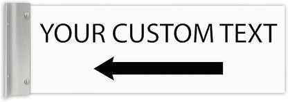 ALPHA DOG SIGNS Custom Projecting Hallway Sign, Personalized Indoor Outdoor by AlphaDog
