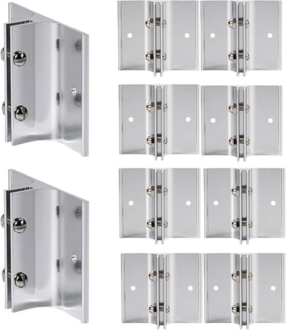Aluminum Corridor Sign Holder, 10 Pack Direct Sign Mount Bracket, Design by SINKAA